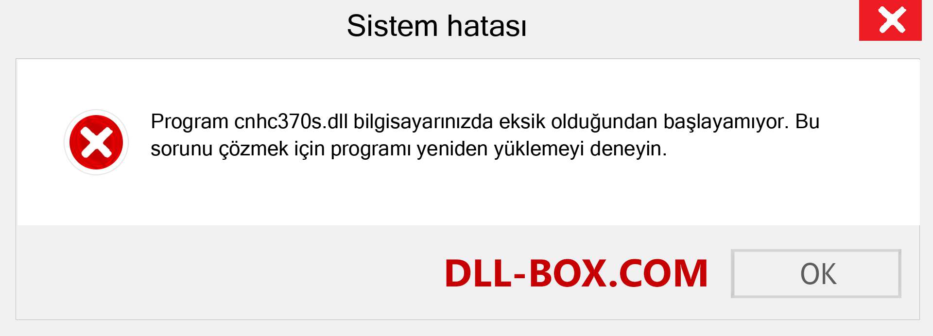 cnhc370s.dll dosyası eksik mi? Windows 7, 8, 10 için İndirin - Windows'ta cnhc370s dll Eksik Hatasını Düzeltin, fotoğraflar, resimler